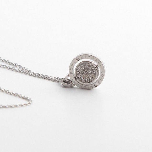 Michael Kors Silver New Brilliant Pave Spinning - Picture 3 of 5